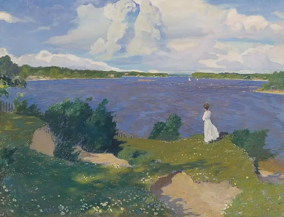 Бобровский Григорий Михайлович (1873 – 1942) ветер на Волге 1913 г