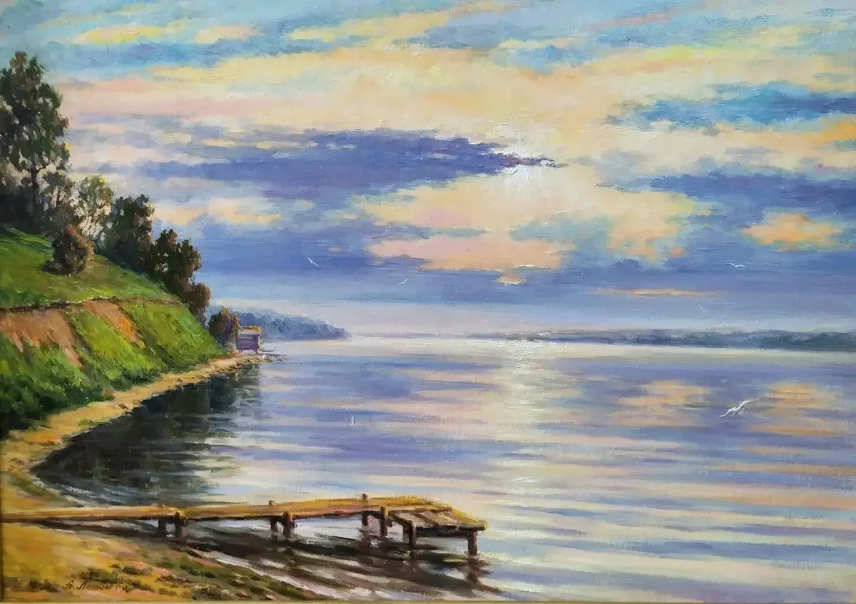 Волга пейзаж