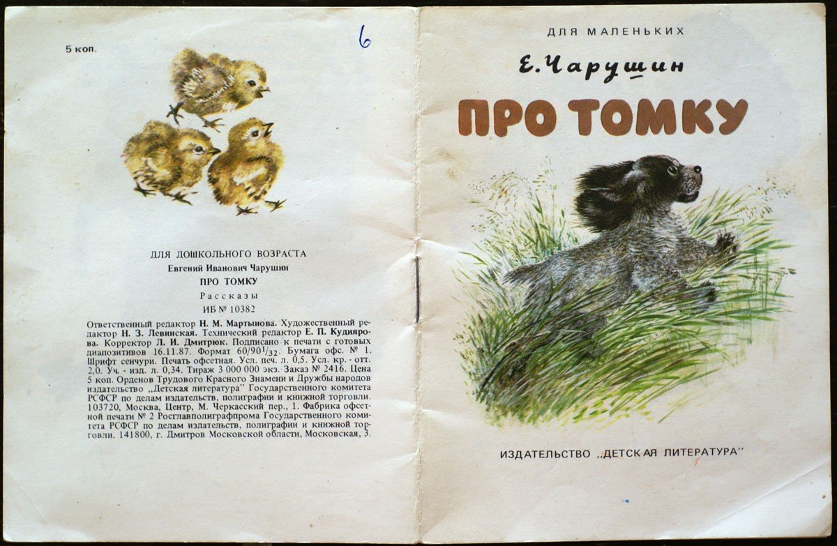 Произведения Евгения Чарушина 1 класс