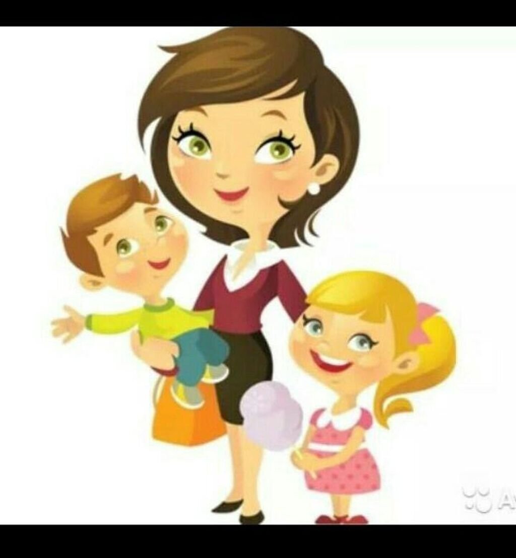 Воспитатель с детьми