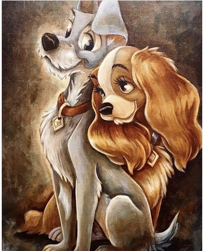 Две собаки иллюстрация
