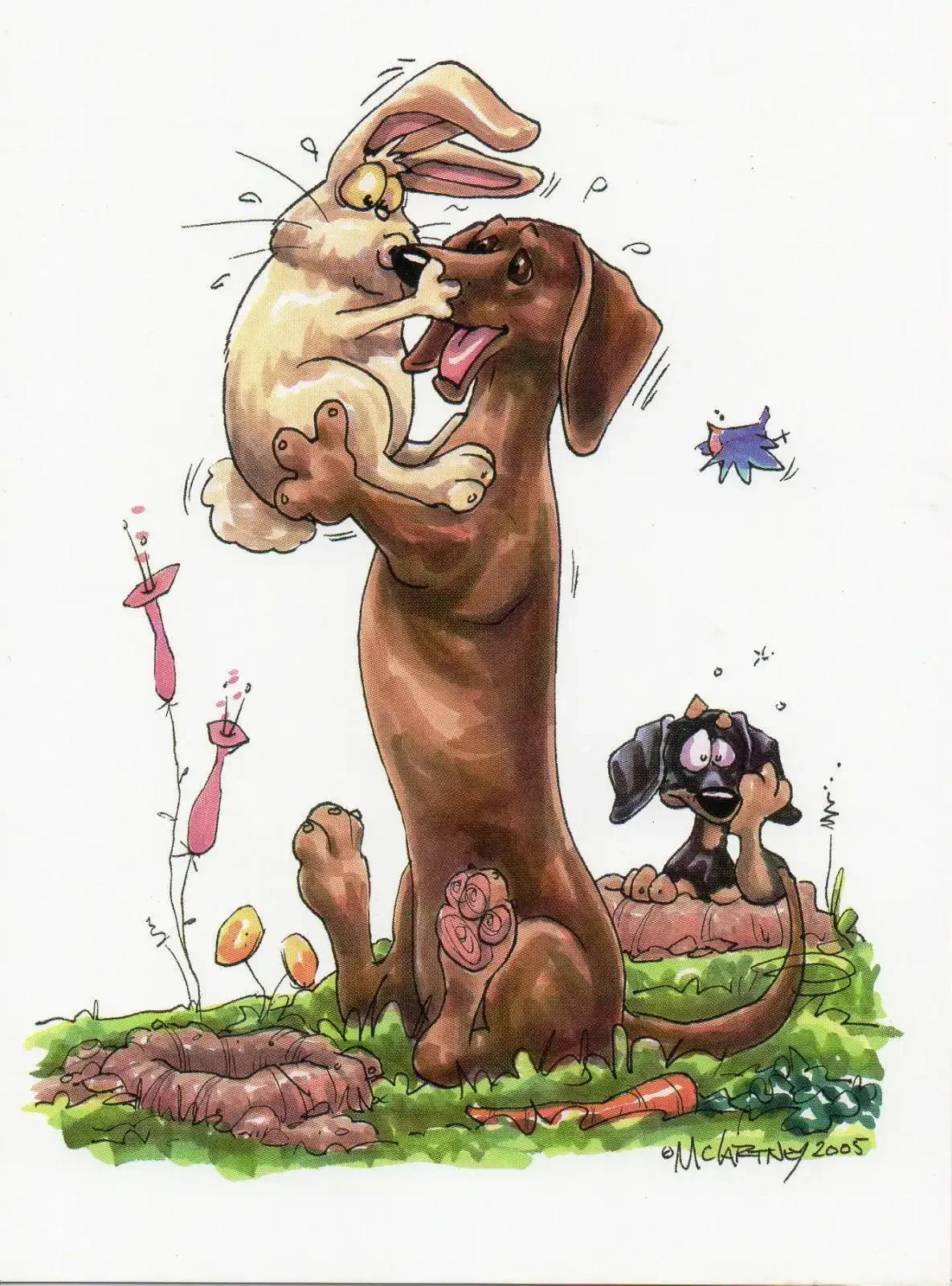 Такса карикатура