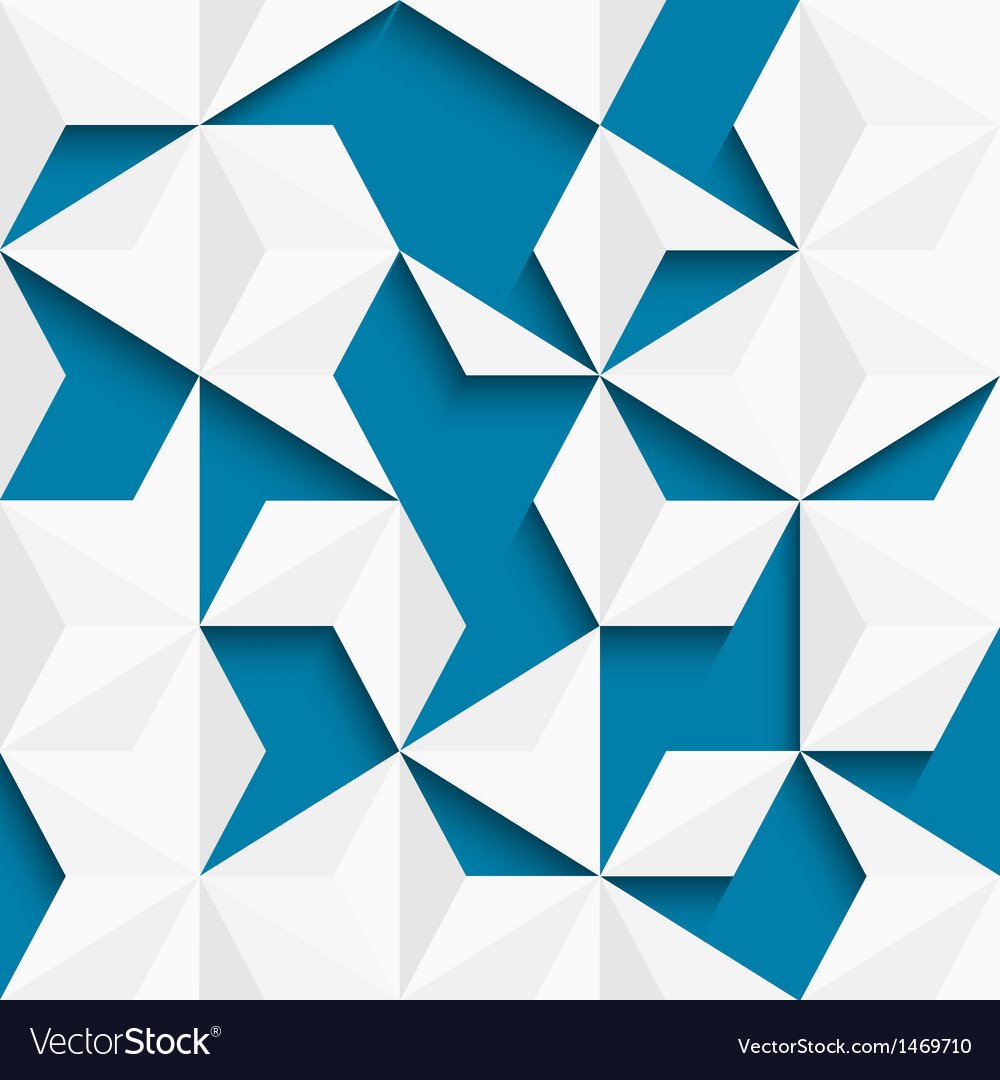 Синяя геометрия вектор 3д панель