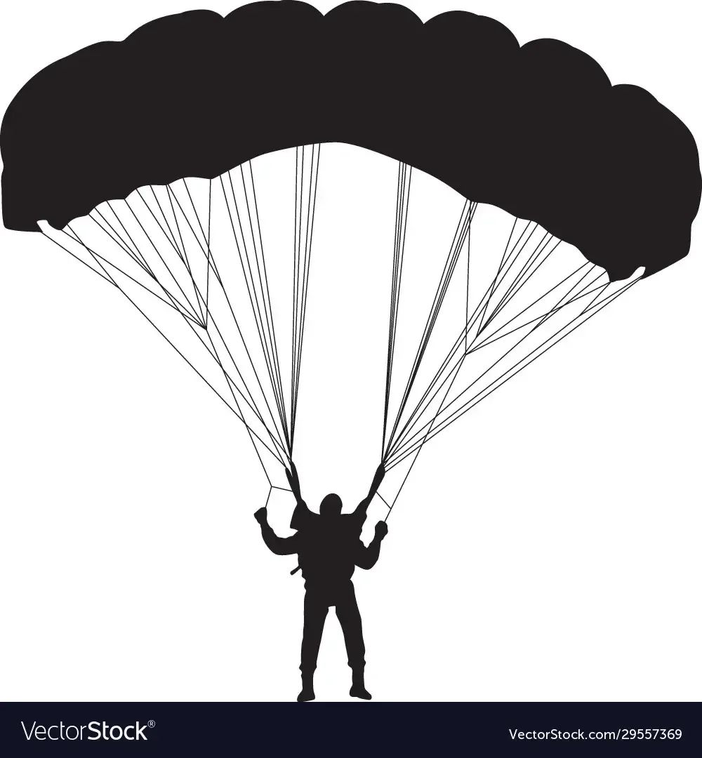 Нарисовать парашют