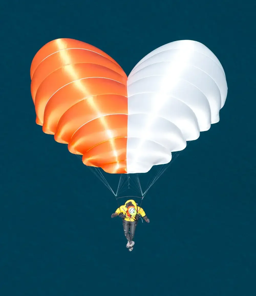 Парашют типа крыло