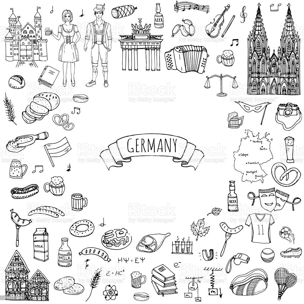 Германия атрибуты рисунки