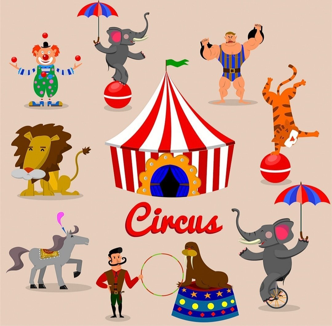 Иллюстрации цирк