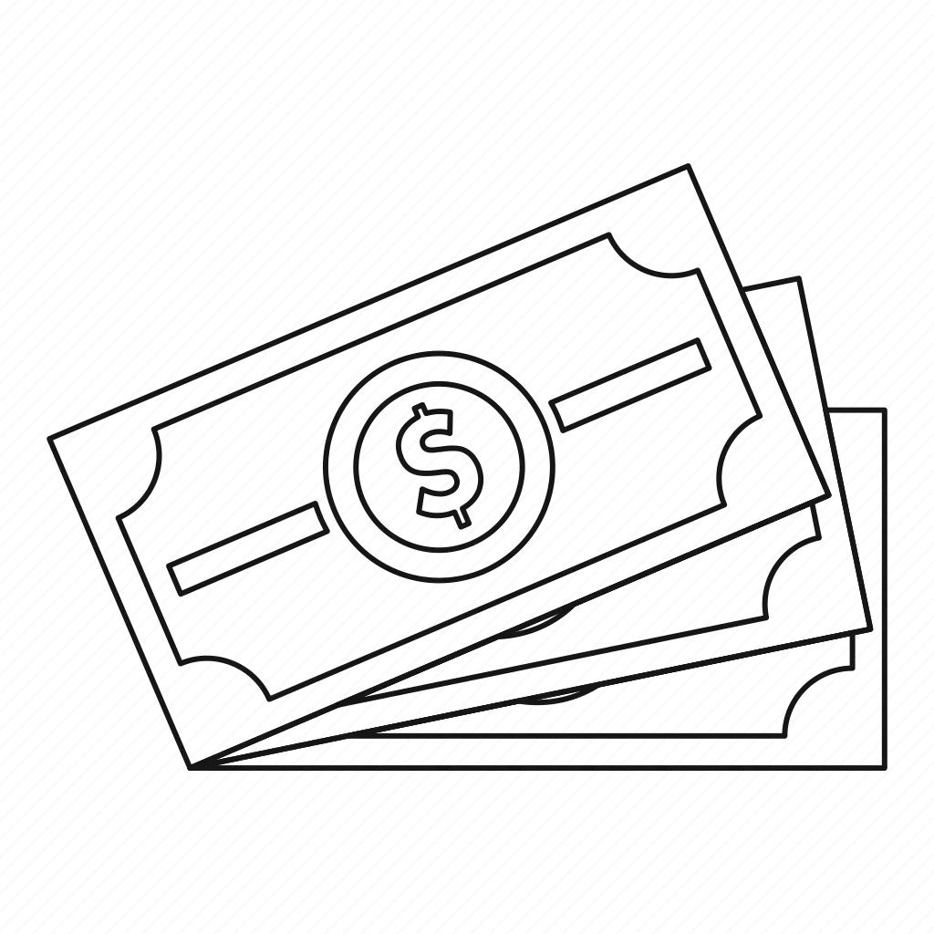 Деньги рисунок карандашом