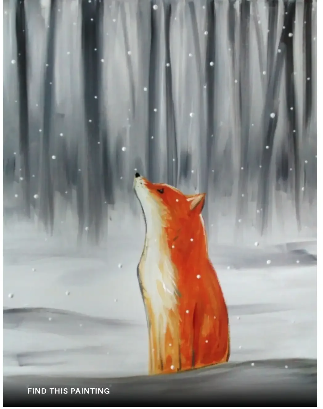 Лисичка акрилом