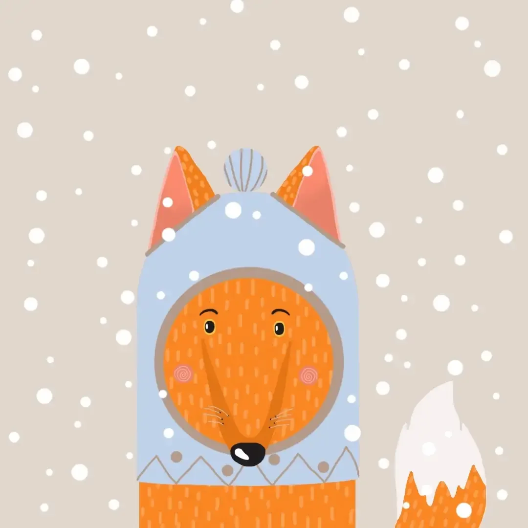 Лиса в иллюстраторе