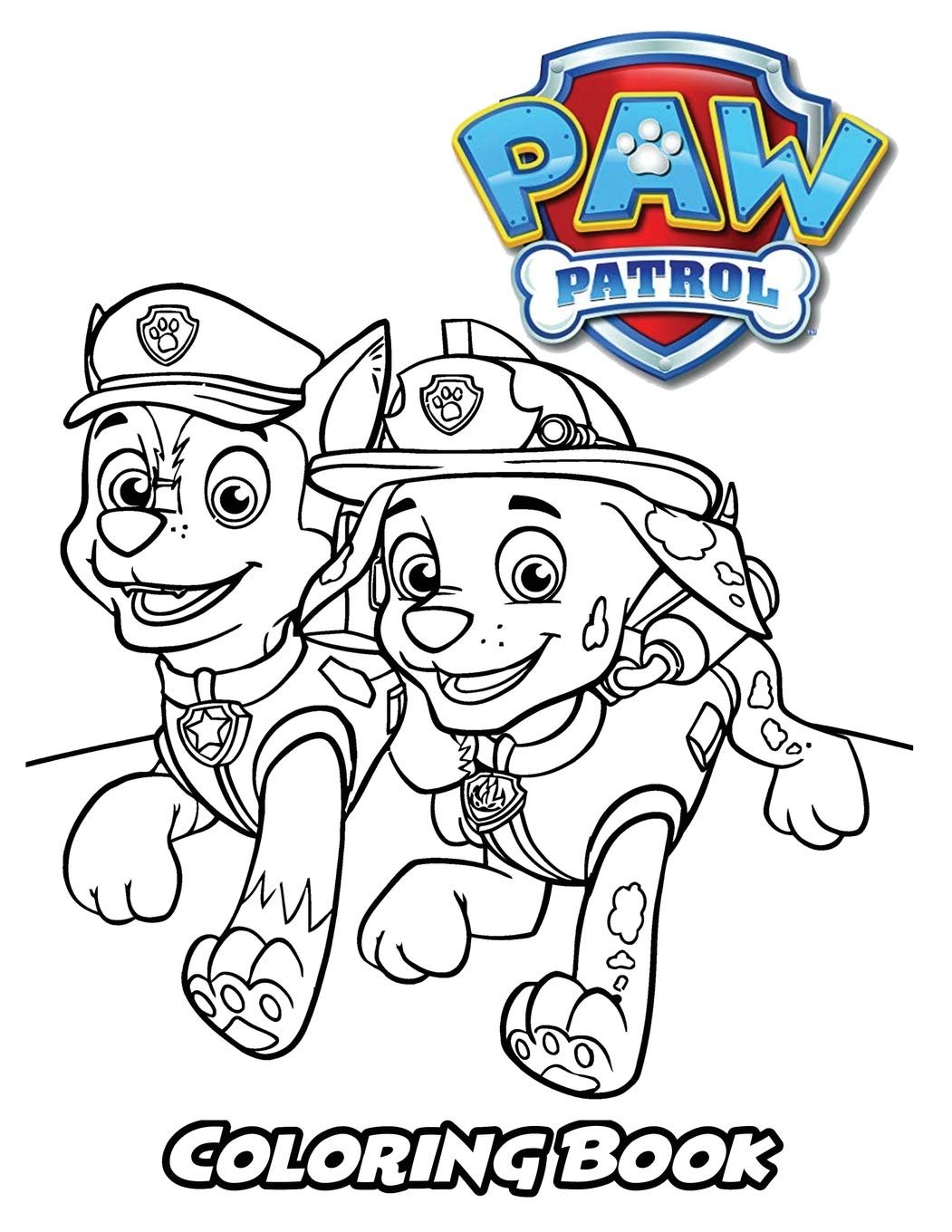 Раскраска Щенячий патруль машины