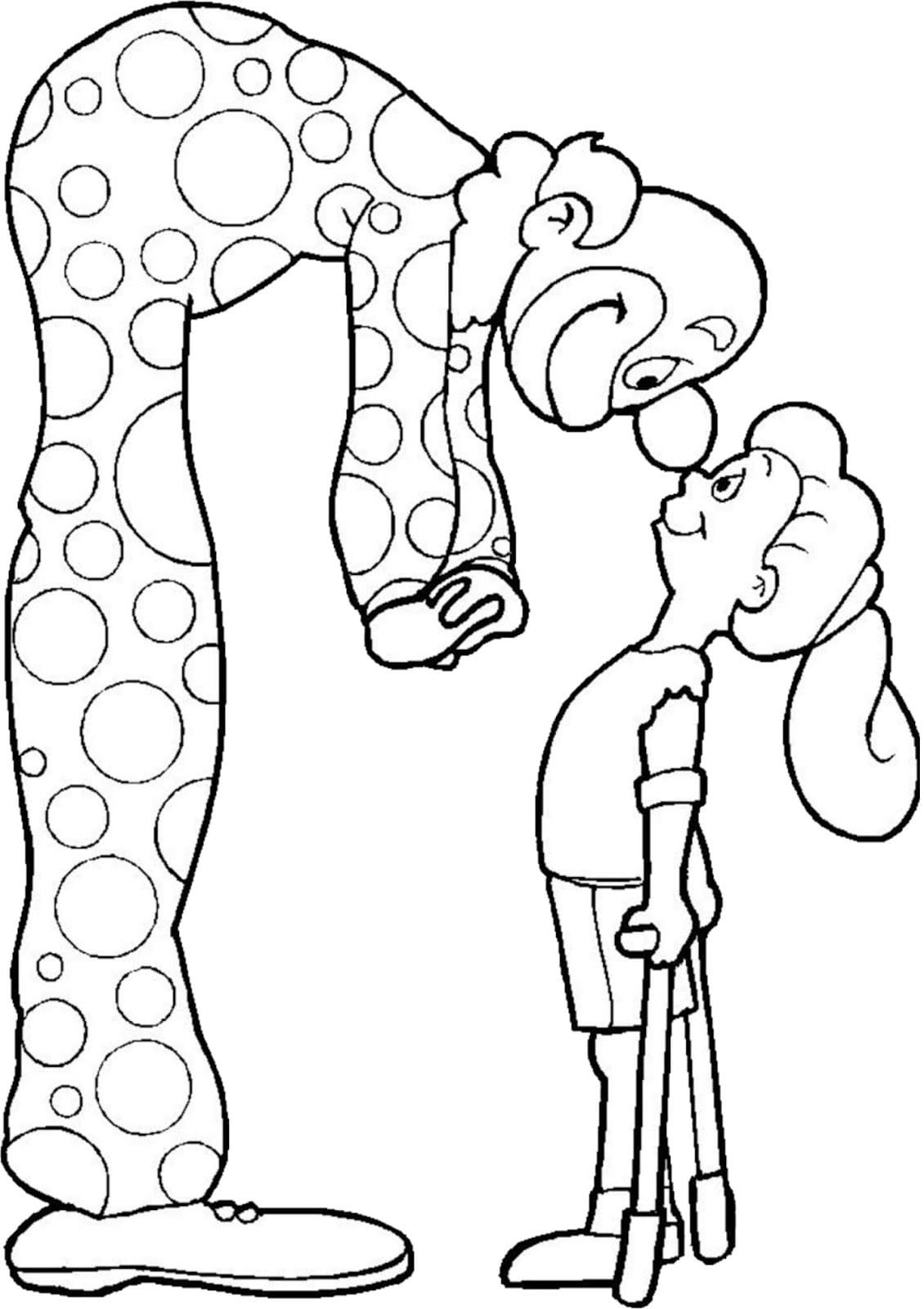 Цирк раскраска для детей