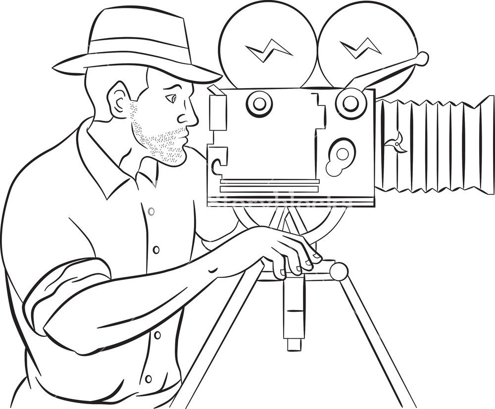 Раскраска повар на кухне