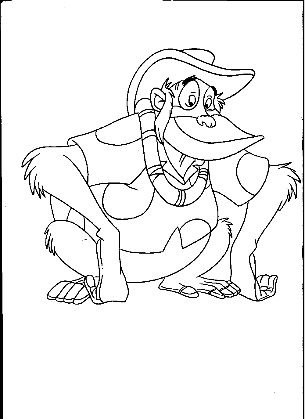 Раскраска Дисней леди и Бродяга