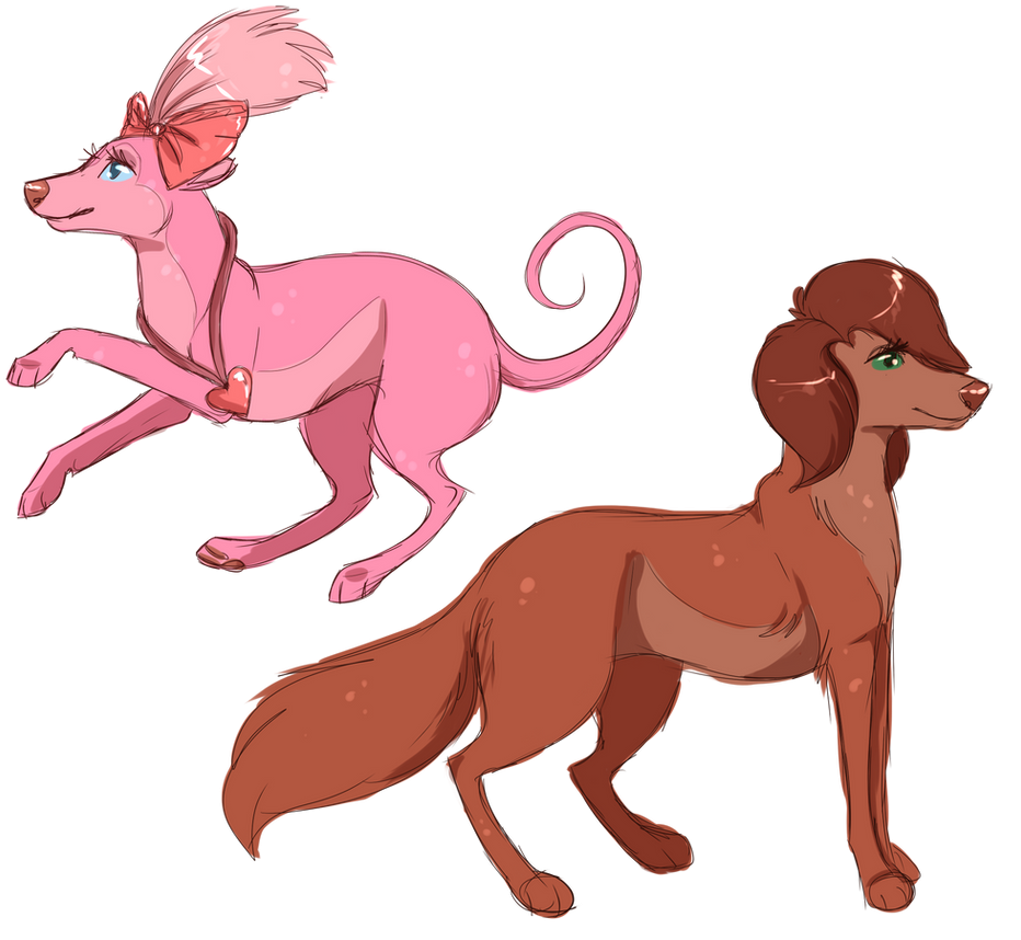 Разукрашку леди и Бродяга