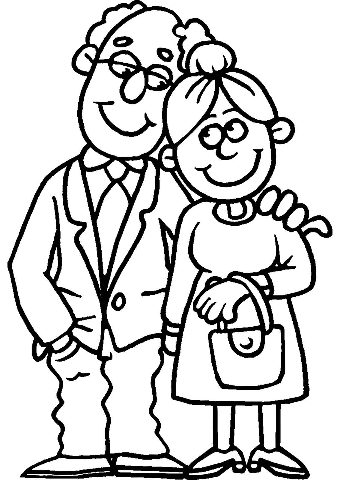 Дедушка рисунок