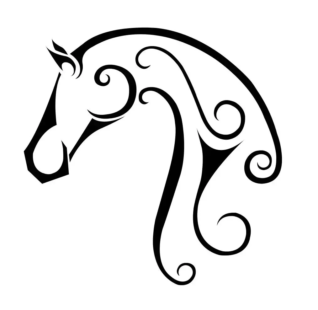 Лошадь узор