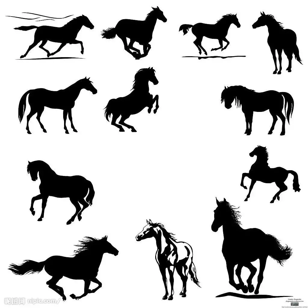 Тату эскизы маленькие лошадки