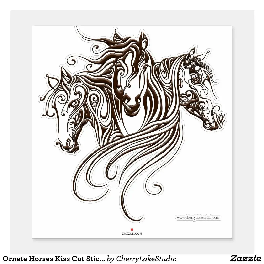 Лошадь из узоров