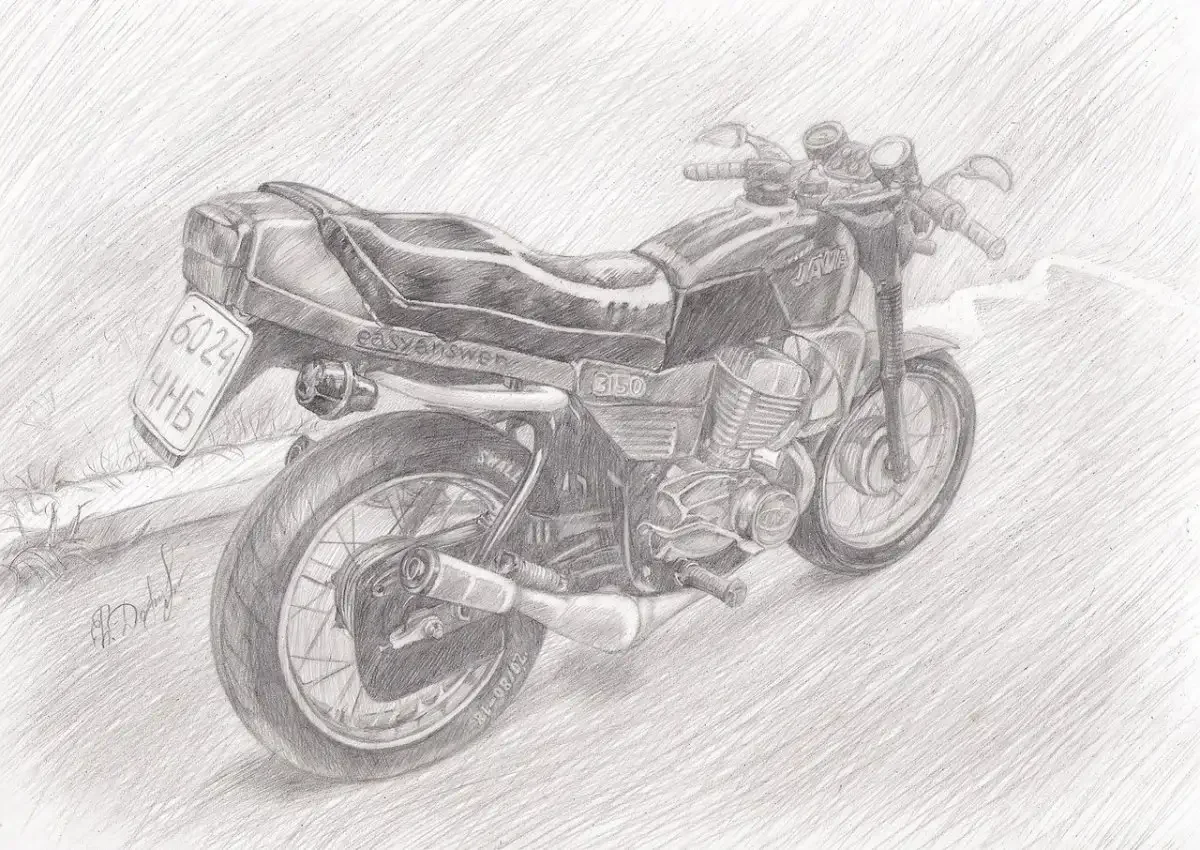 Ява 350 рисунок