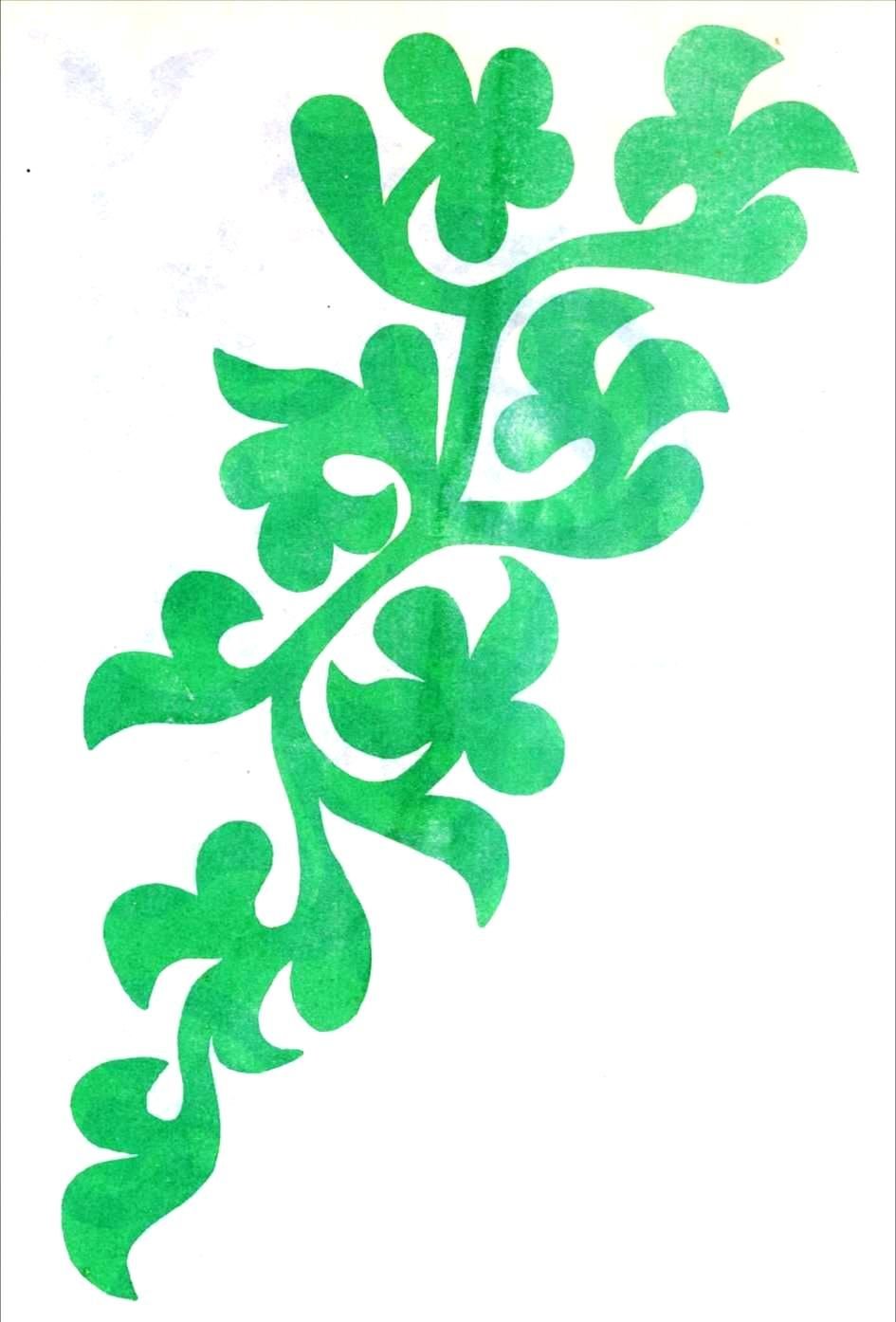 Хакасский орнамент растительный