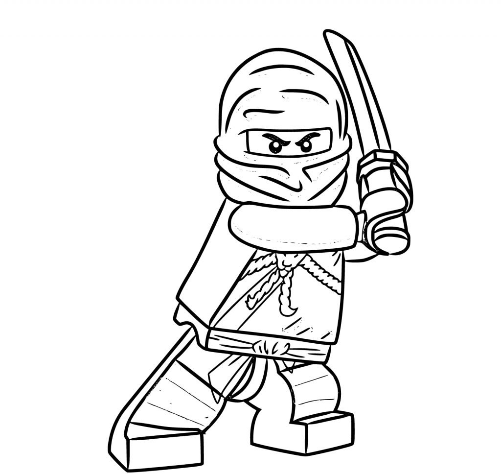 Рисуем лего Ниндзяго Кая