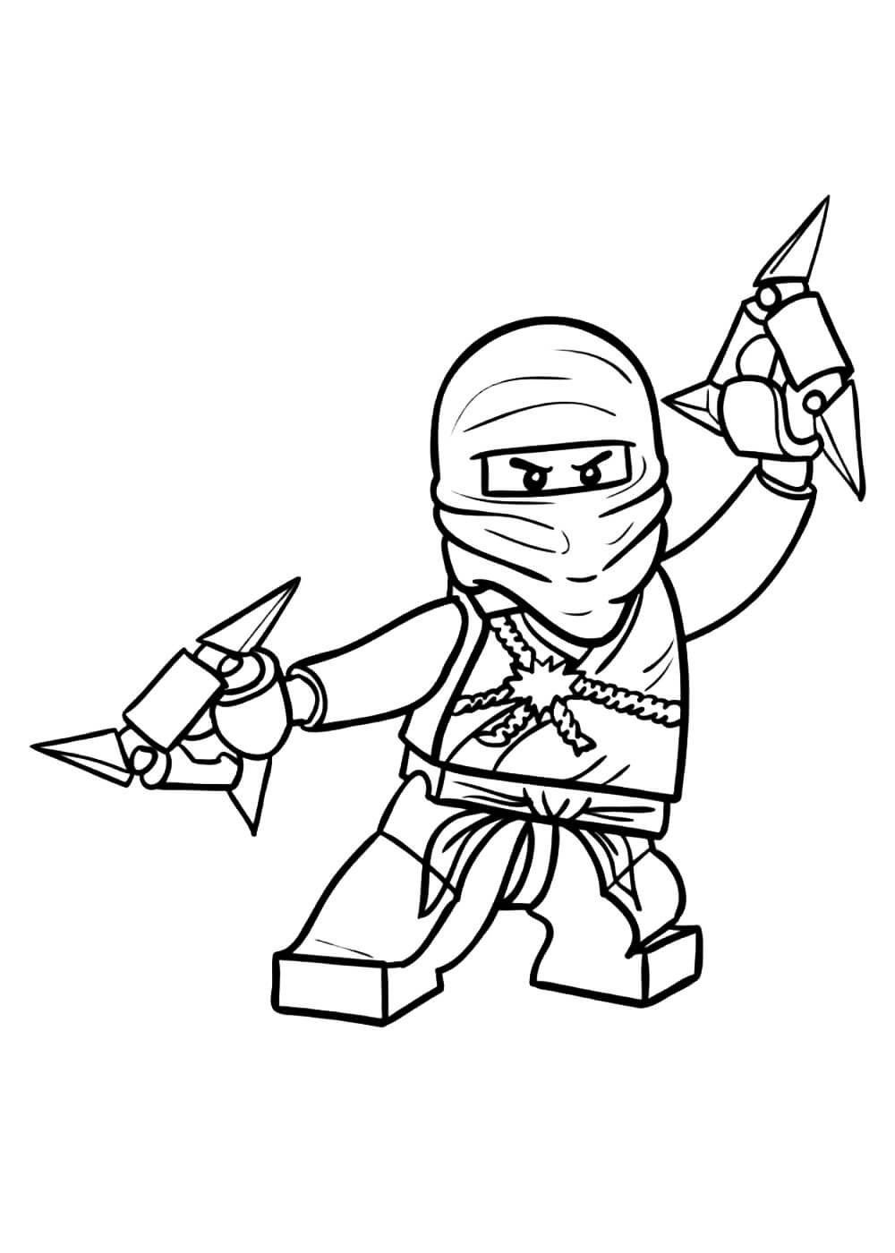 Кай из ниндзяго раскраска