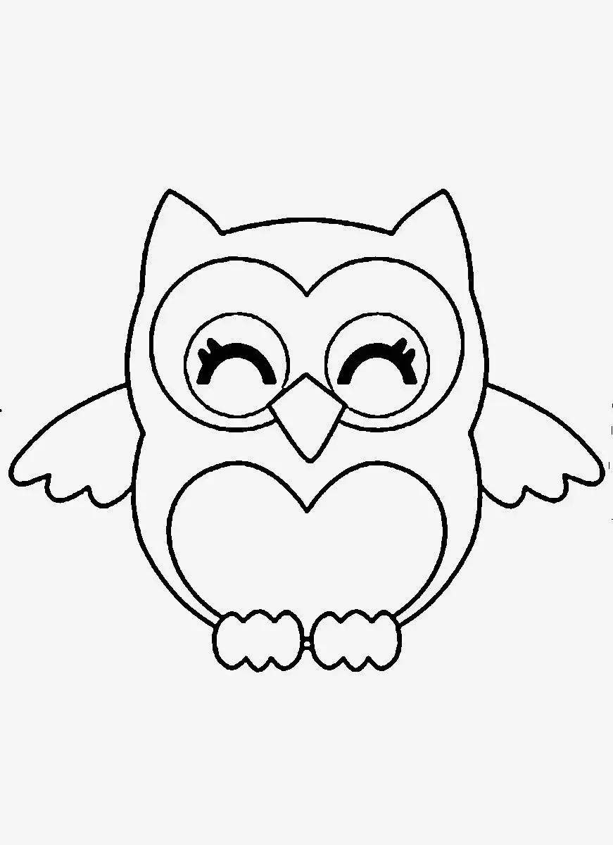 Совенок из фетра выкройка