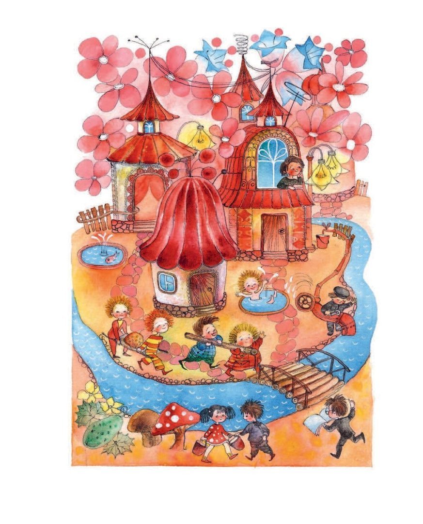 Елена Разина батик рыбы