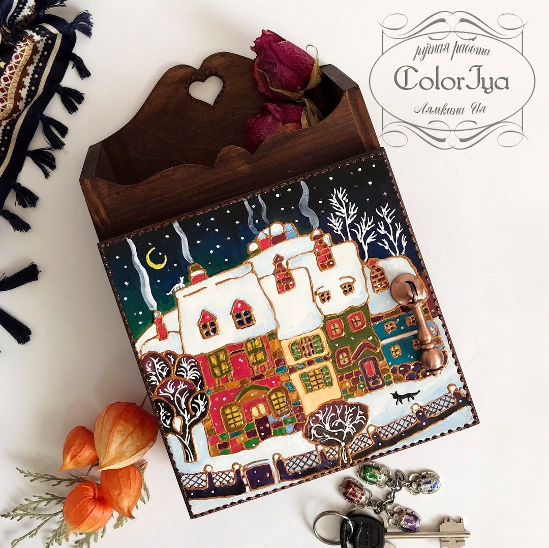 Ольга Величко живопись зима