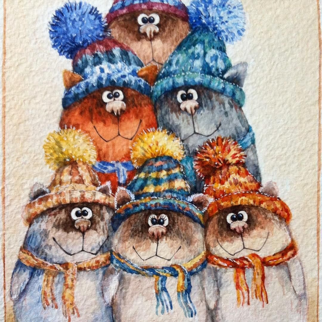 Модные иллюстрации девушек