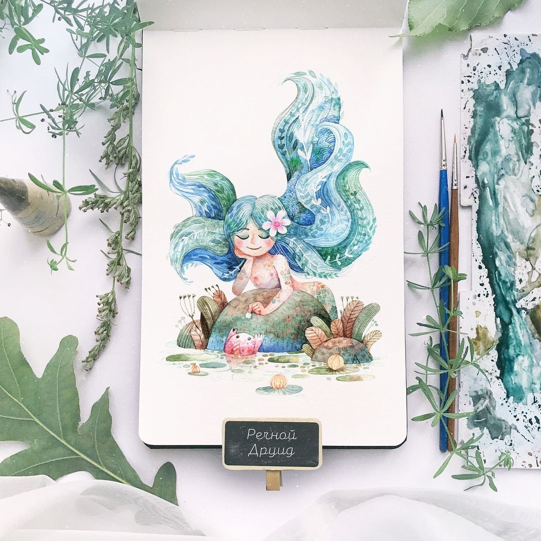 Блокнот акварель