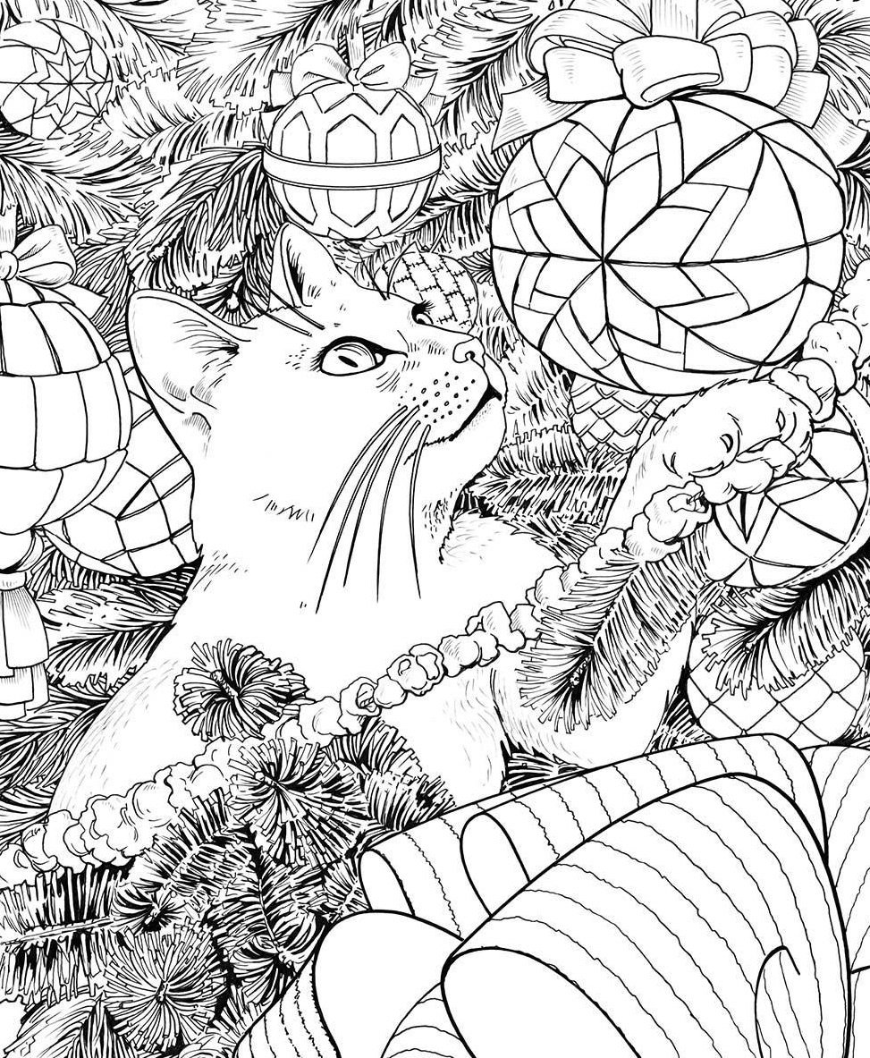 Антистресс на зимнюю тему