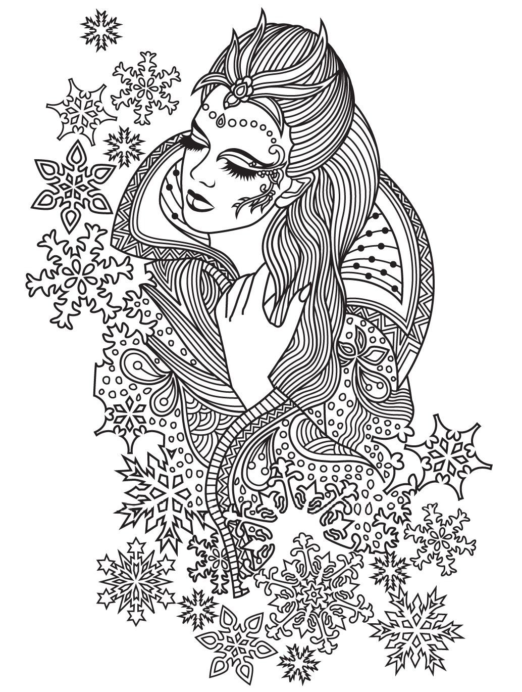 Зимние птицы раскраска