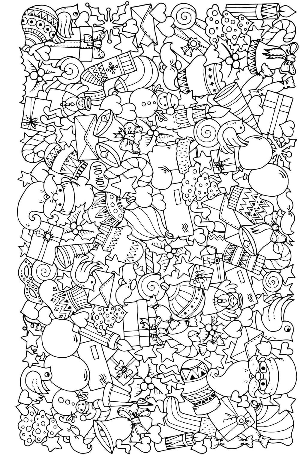 Раскраска Рождество