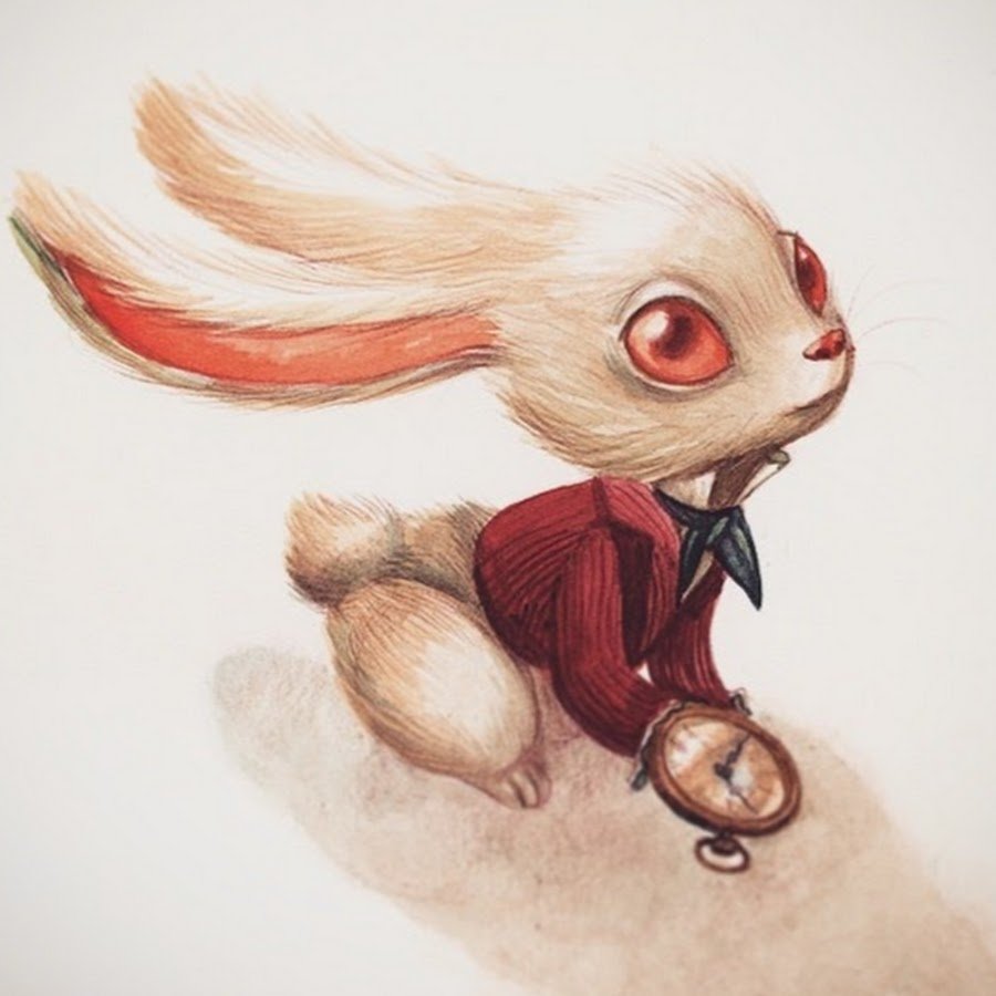 Кролик из Алисы арт