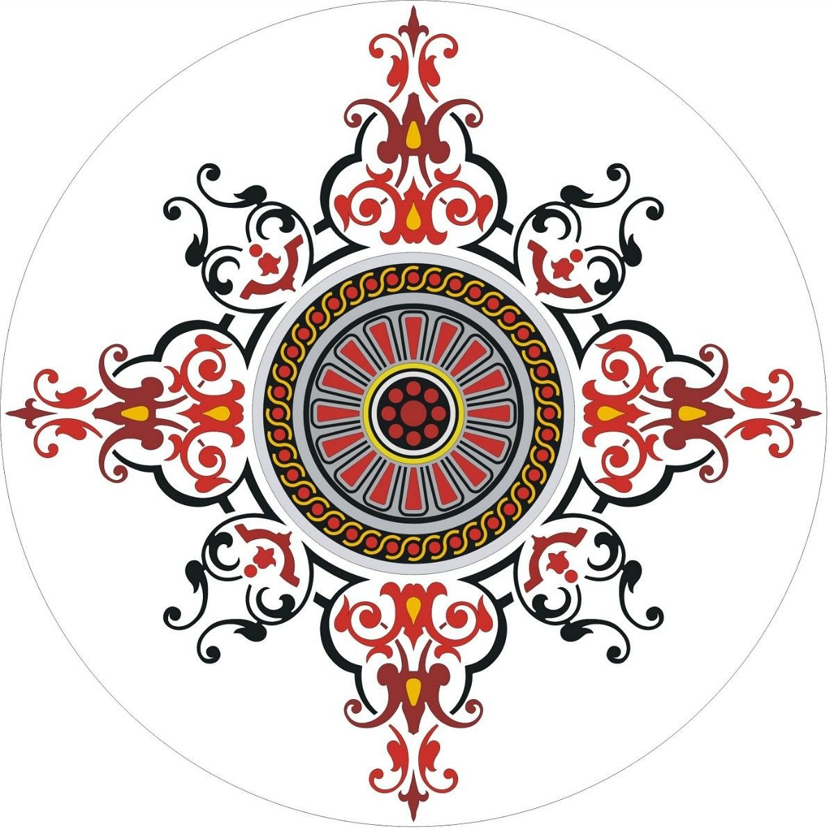 Орнамент в круге