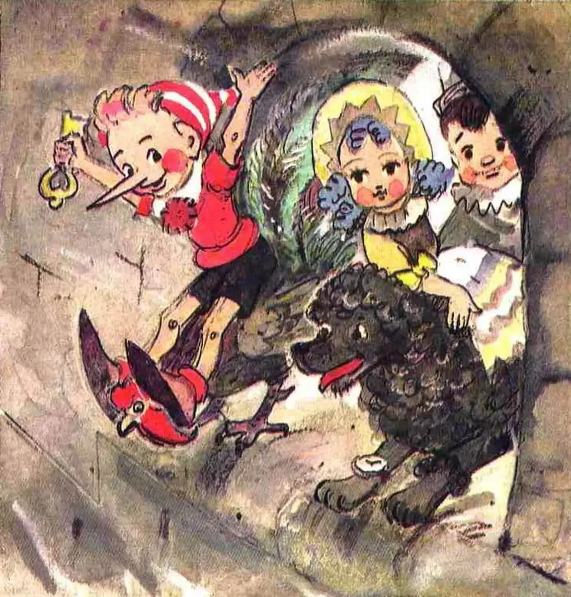 Владимирский Леонид Викторович иллюстрации Буратино