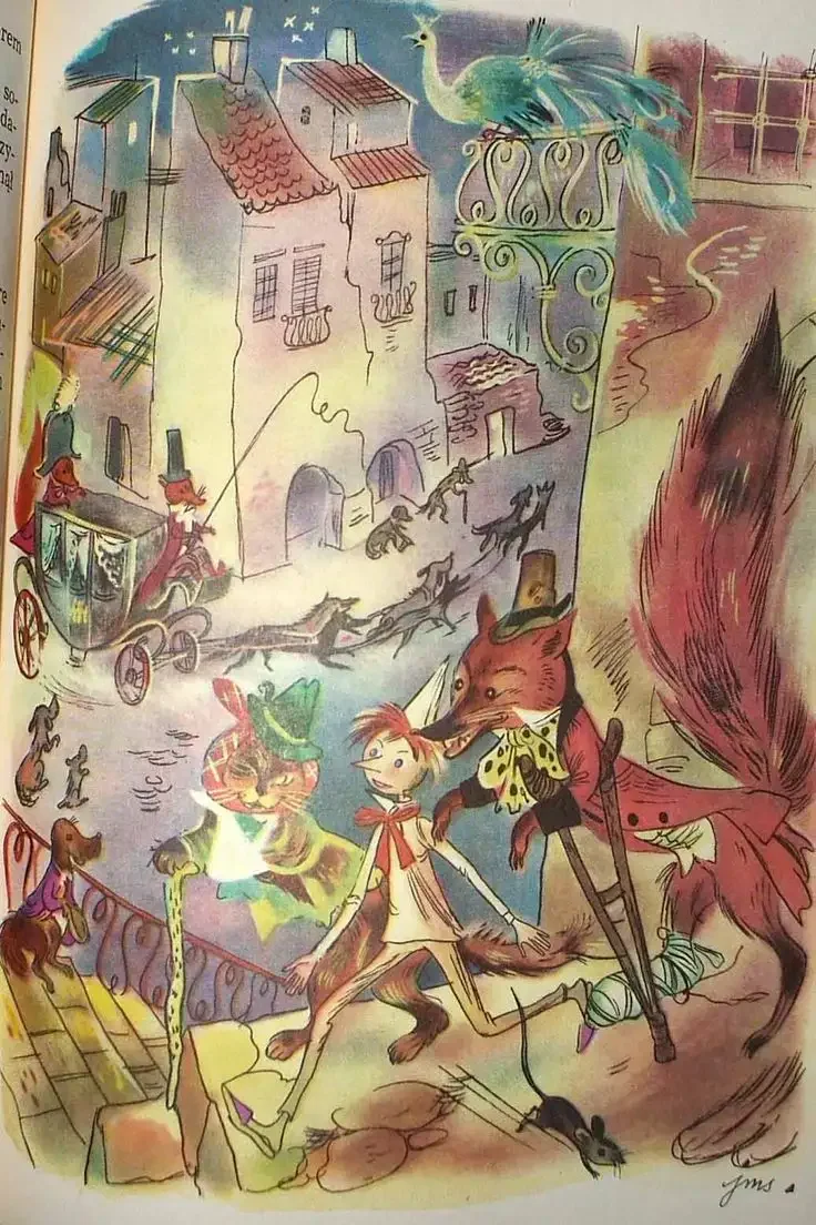 Иллюстрации к Пиноккио Роттенбург