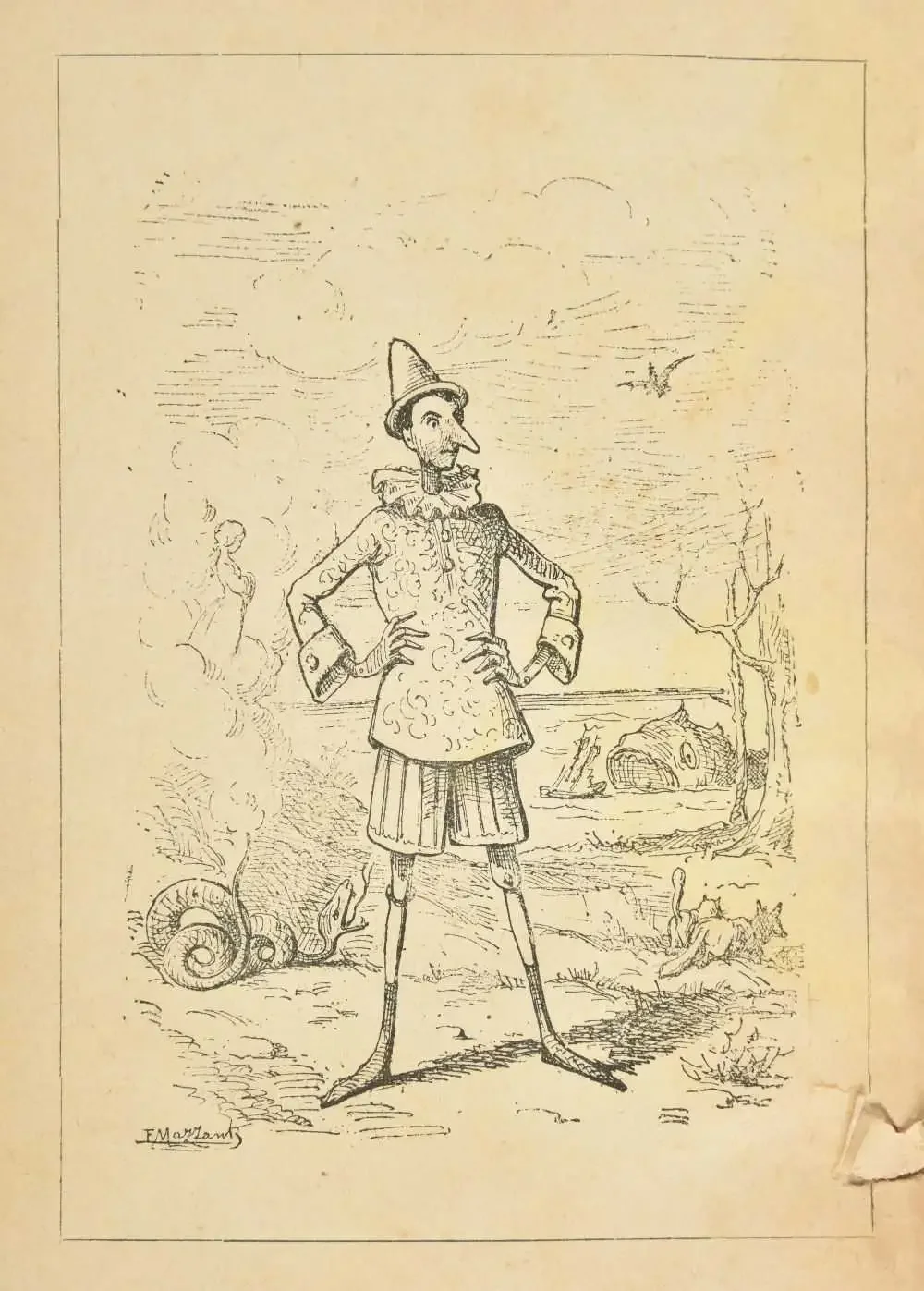 Первое издание Пиноккио 1881