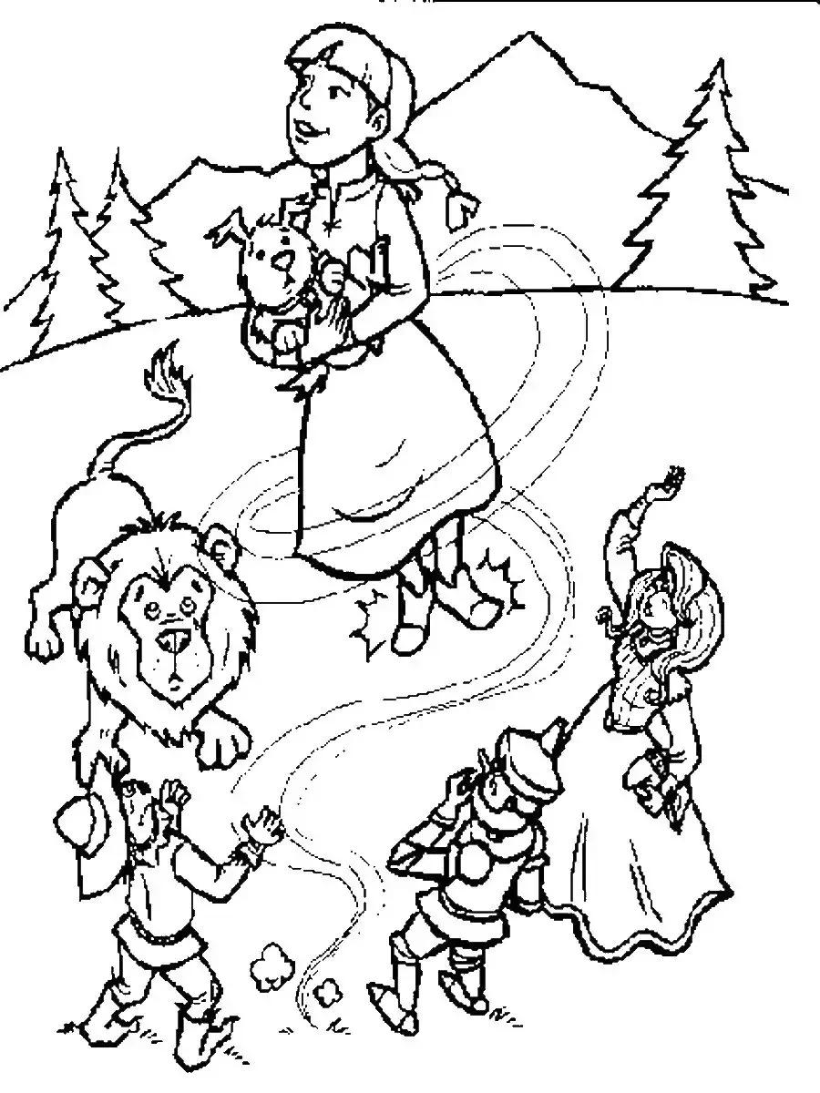 Раскраска фэнтези волшебник