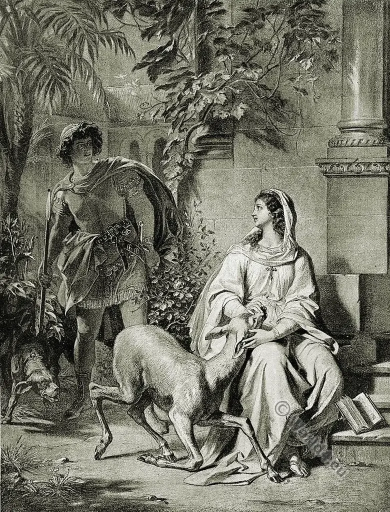 Иллюстрации к перчатке шиллера