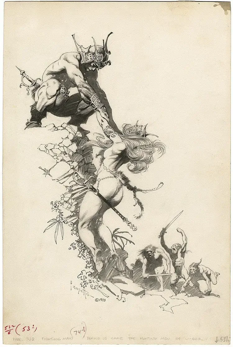 Иллюстратор Фрэнк Фразетта