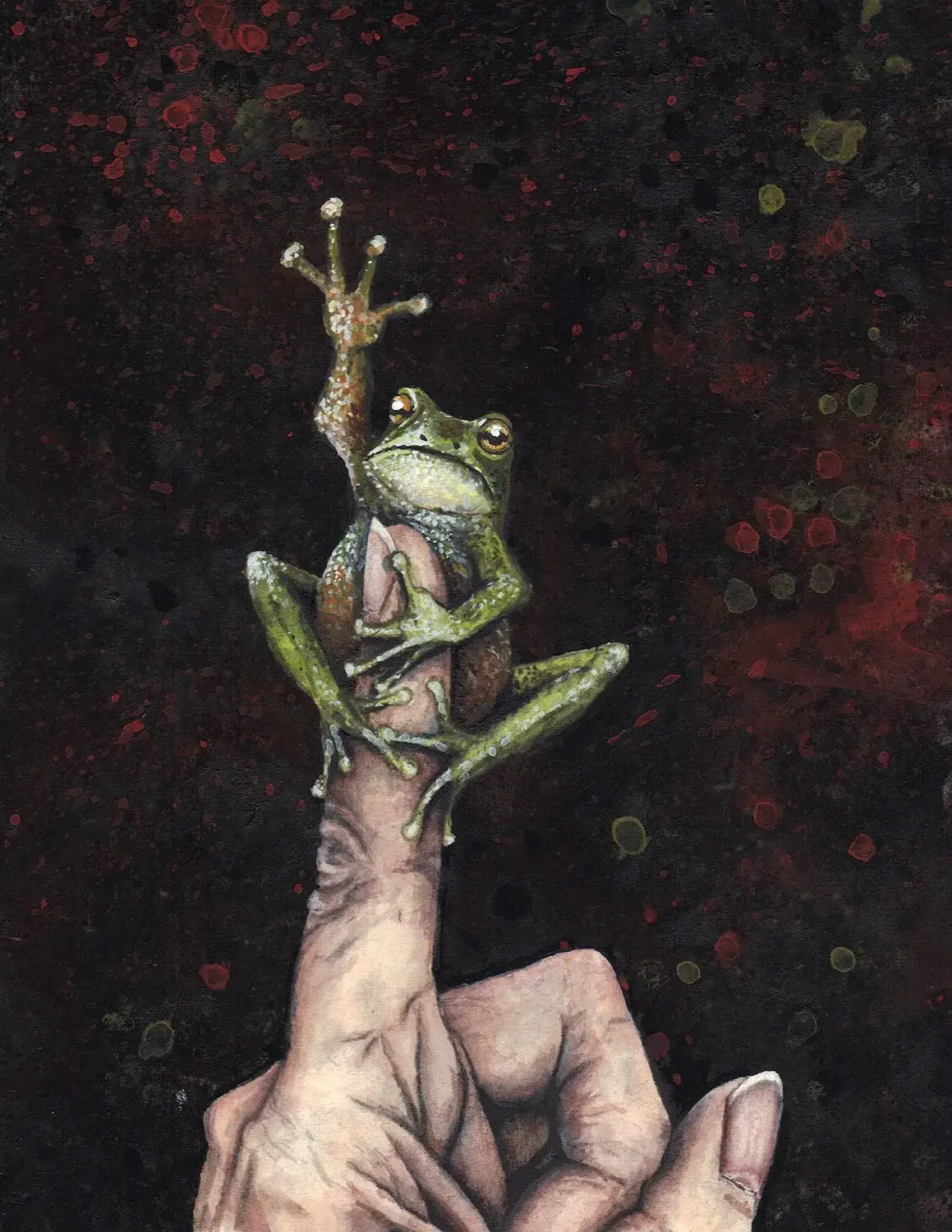 Мэгги лягушка арт