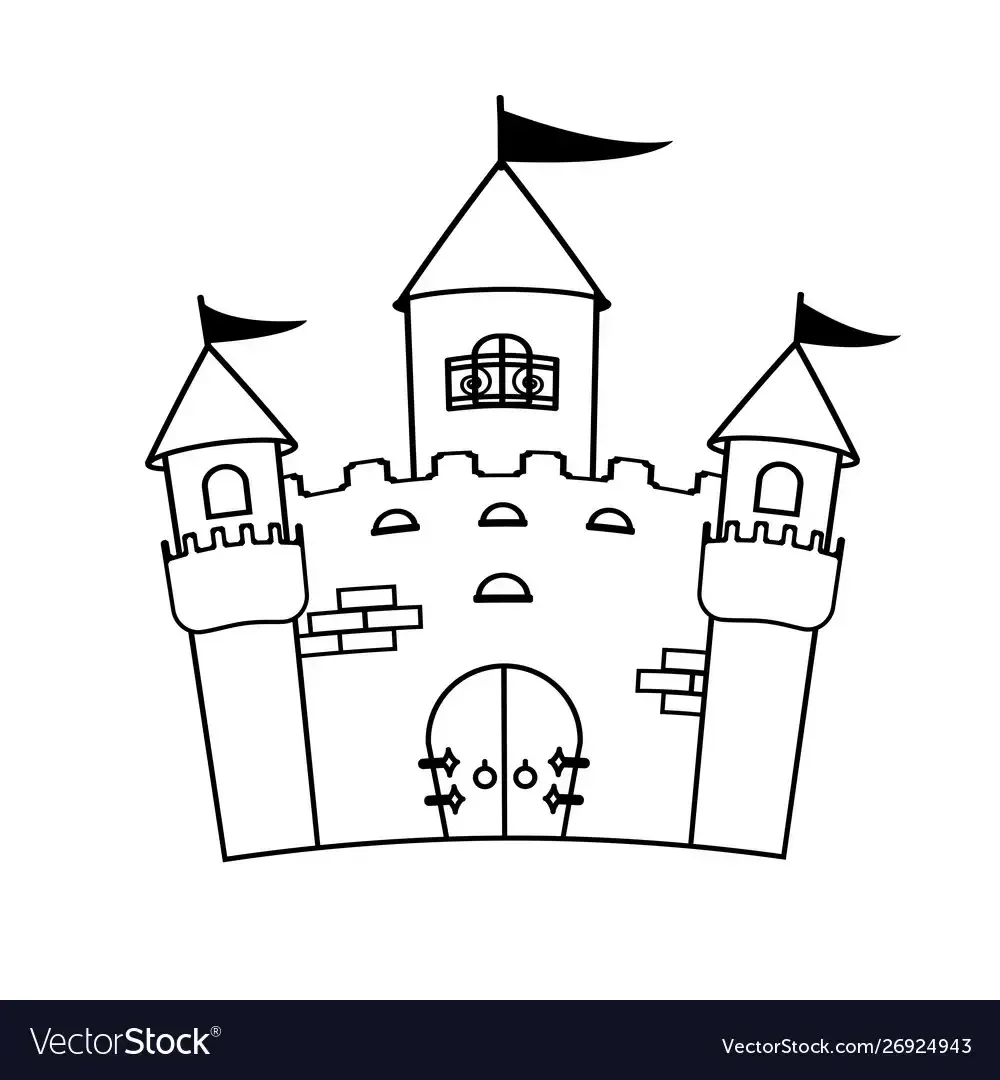 Мирский замок раскраска