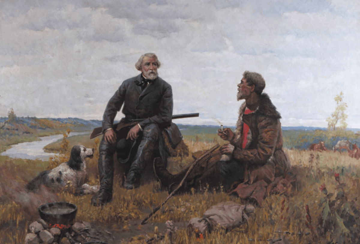 Иван Тургенев на охоте