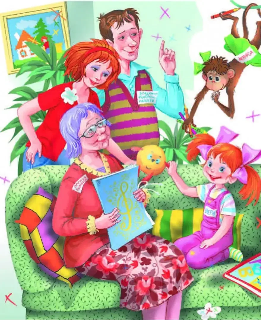 Книга про обезьянку Анфису