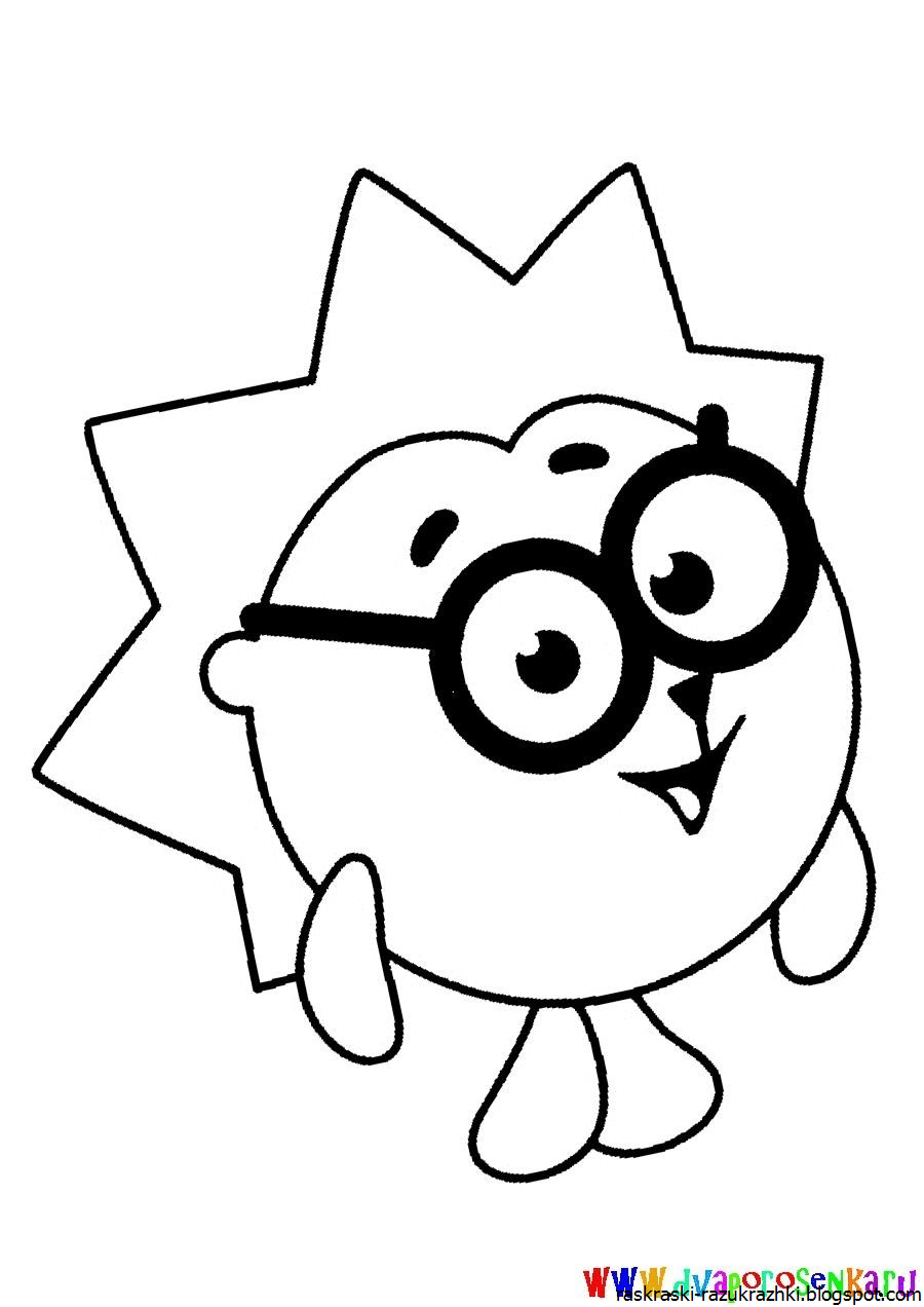 Смешарики железная няня раскраска