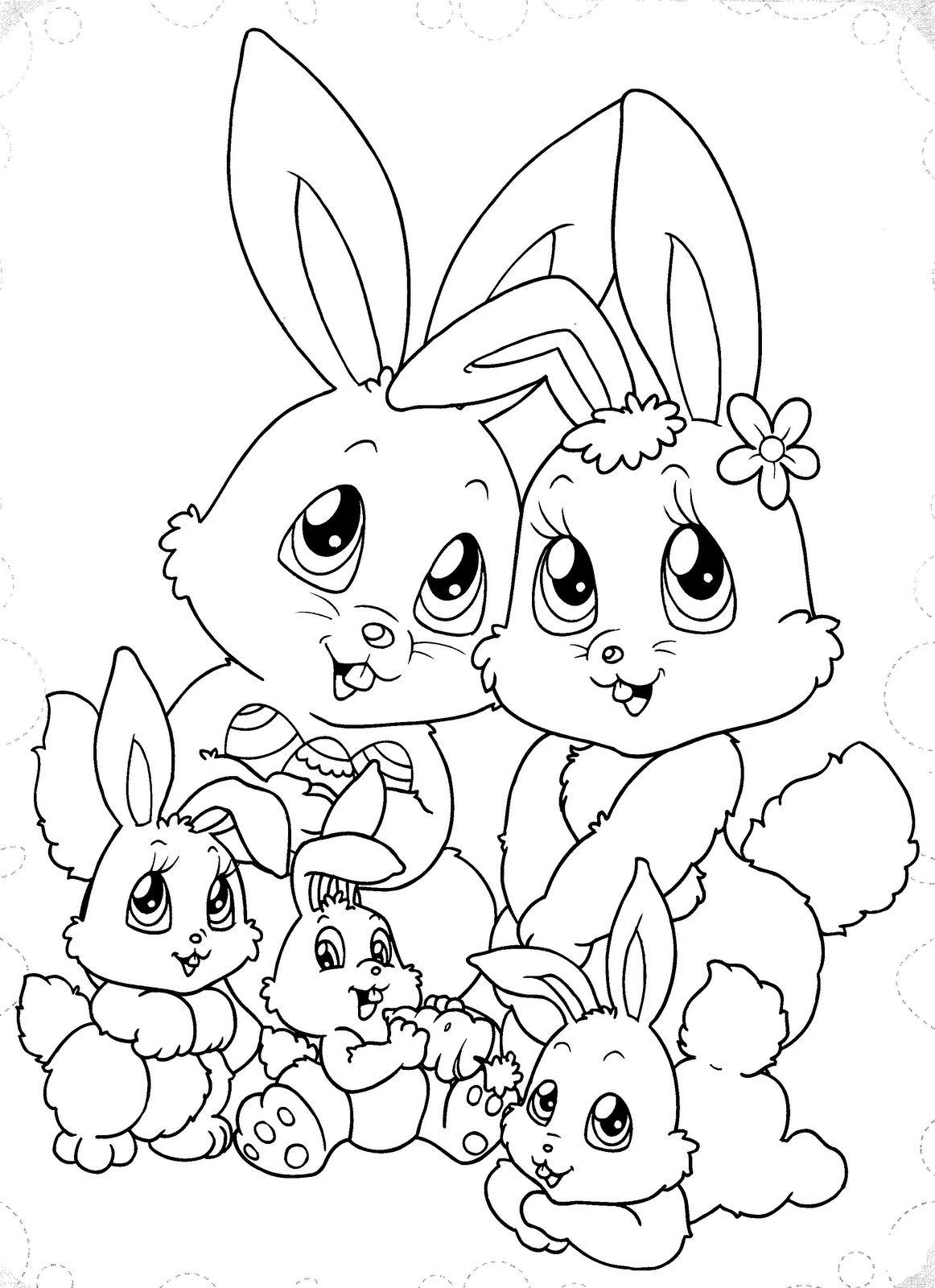 Daddy Rabbit Family Clipart