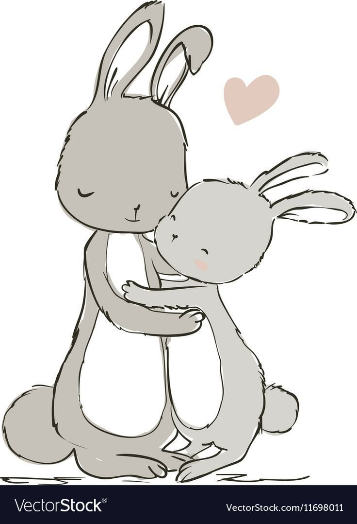 Зайчата. Раскраска